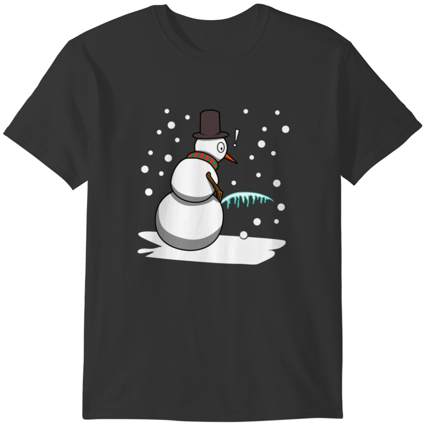 Bonhomme De Neige Hiver Cadeau De Noël T shirt