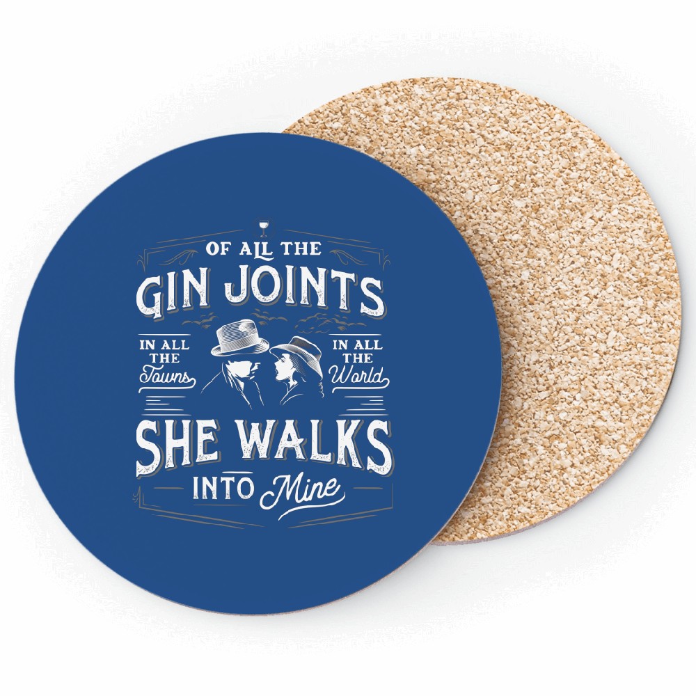 GIN JOINTS Casablanca Coasters