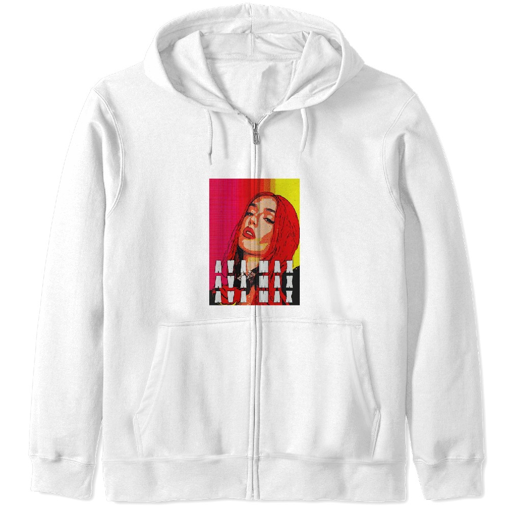 ICH Liebe Heart Roger Kapuzenjacke - Schwarzer Text