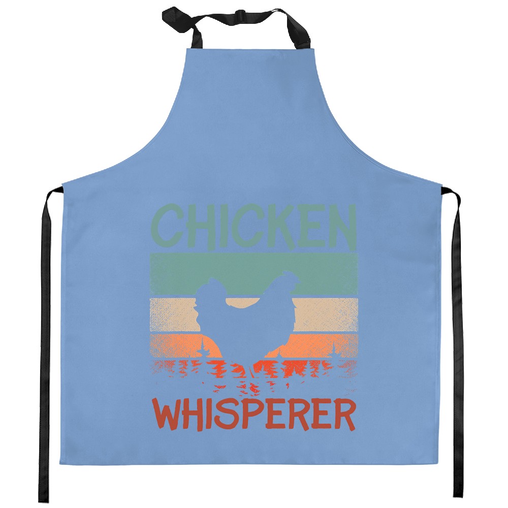 Chicken Retro Chicken Whisperer Hen Poultry Farmer 158 Chick Kitchen Aprons