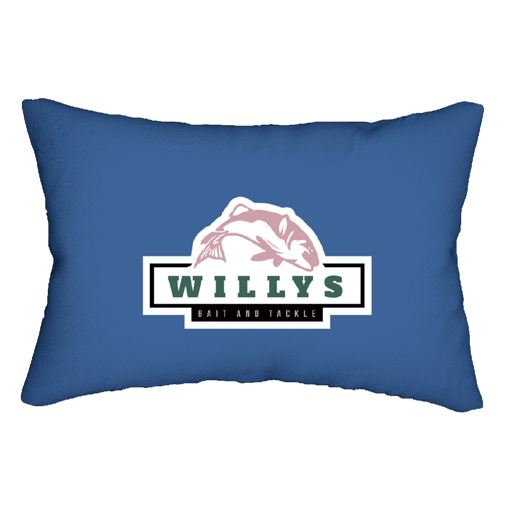 Willys Bait And Tackle Store Stardew Valley Inspired Lumbar Pillows