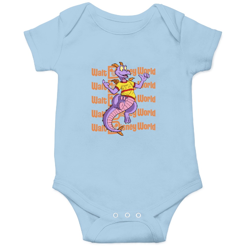 Vintage Figment Epcot Onesies, Figment Tourist Vintage Style Epcot 1985