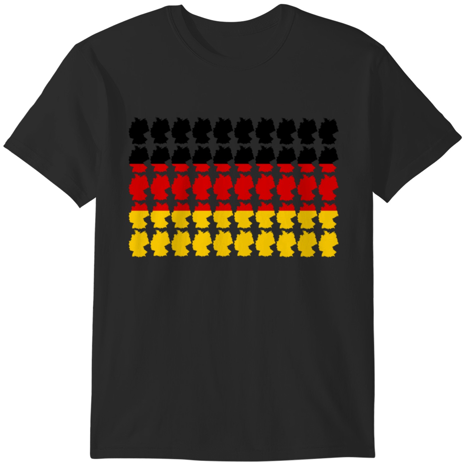 Deutschland Flagge Länderumriss Tshirt