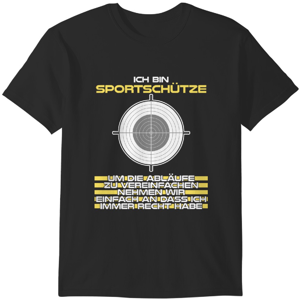 Schützenverein Spruch Zielscheibe Lustig Tshirt