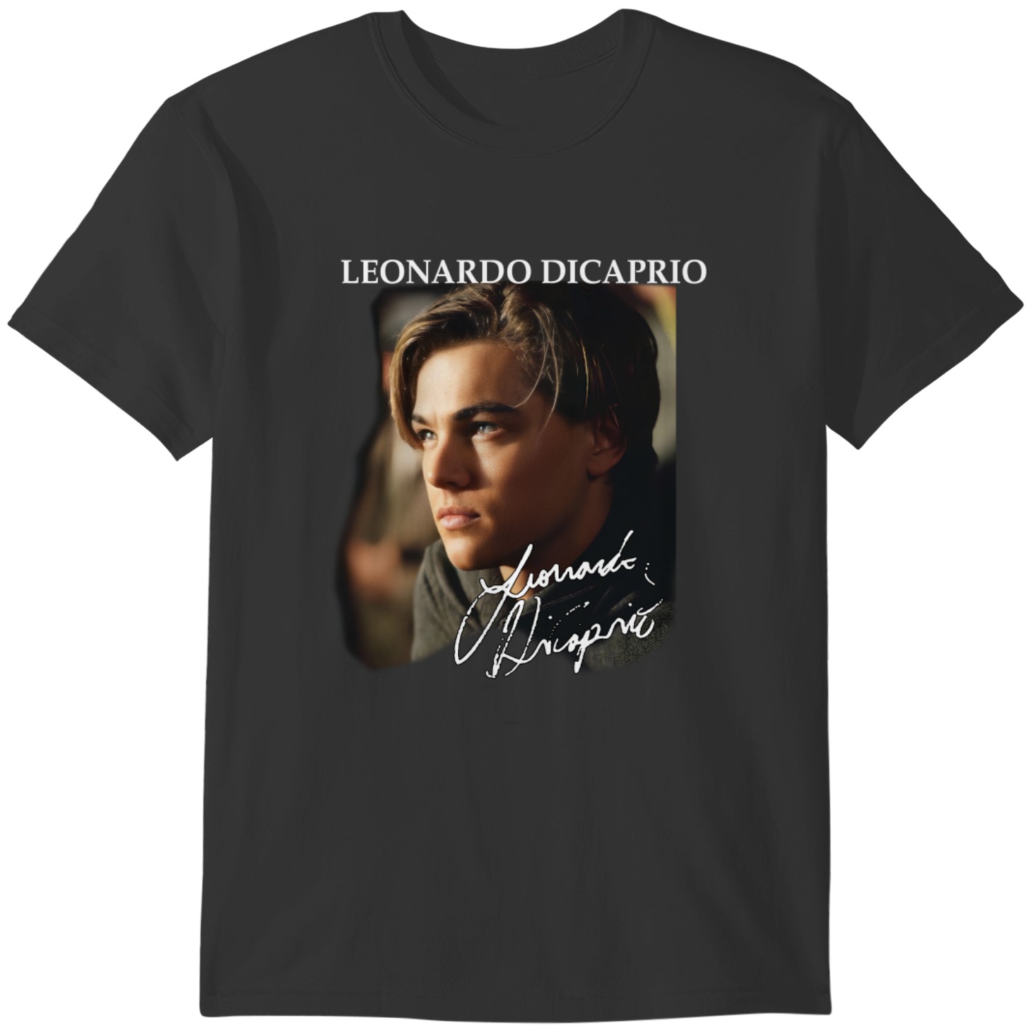 T-shirt Vintage Titanic 1998 Homme Taille XL – Blanc Avec Leonardo Di Caprio Et Kate Winslet