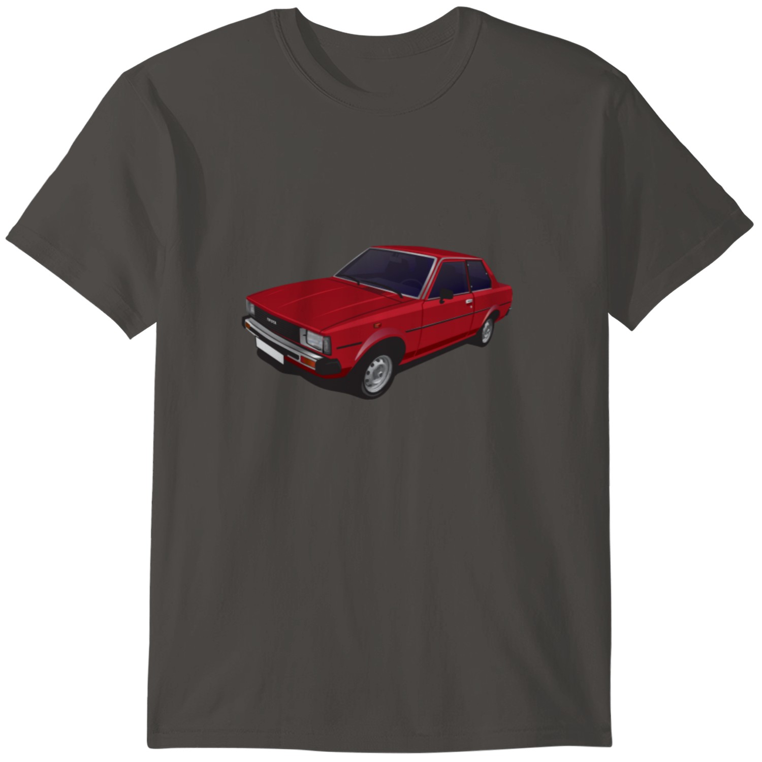 Toyota Corolla KE70 DX 2-door Red T Shirts