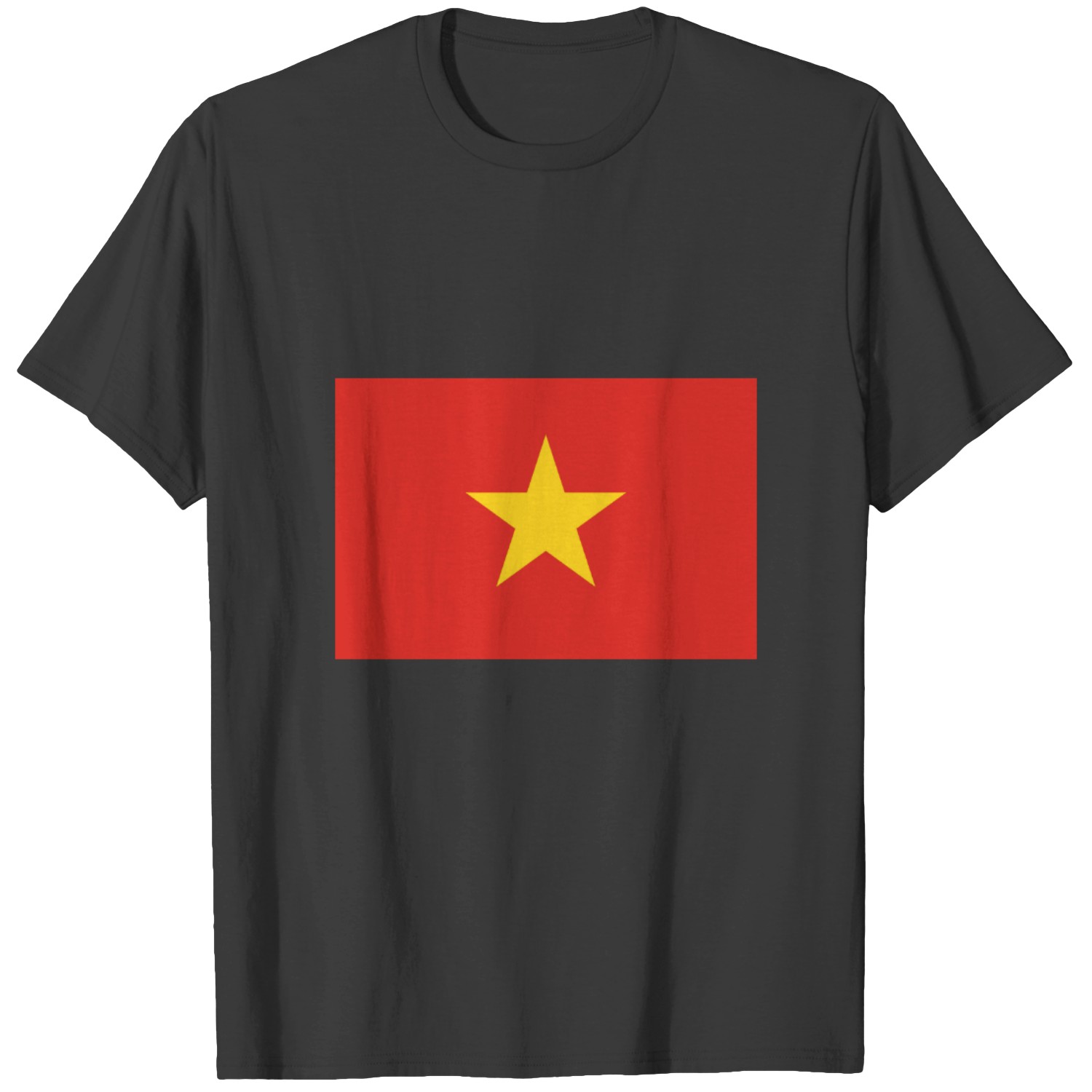Vietnam T-Shirt For Men With Yellow Polka Dot Design