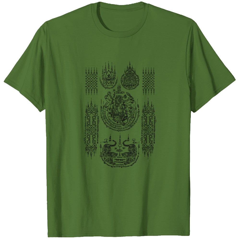 Sak Yant Traditional Thai Tattoo V03 - Sak Yant - T-Shirt