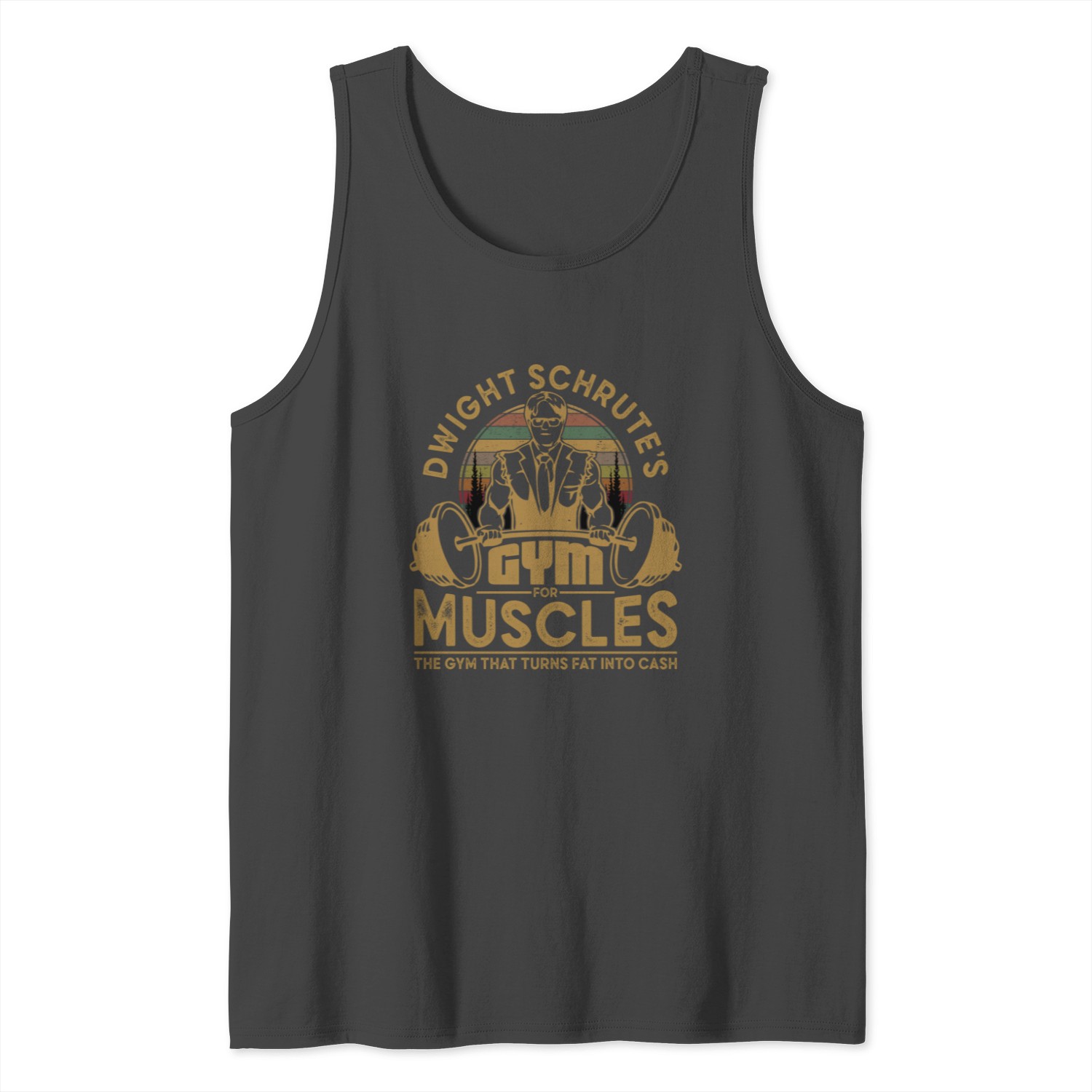 Dw Schrute's Gym For Muscles - Dwight Schrutes Gym For Muscles - Tank Top