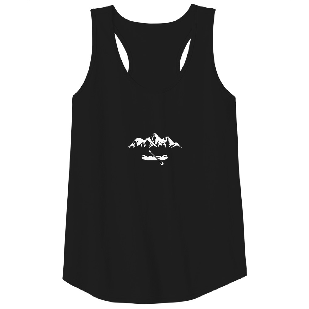 Rafting Boat Rafter Paddling Rowing River Canoe Tank Top