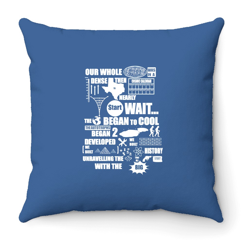 Bang Goes The Theme Song Big Bang Theory Throw Pillows