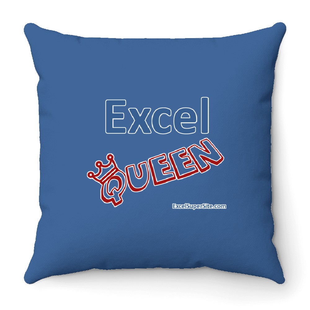 Excel Queen Throw Pillows