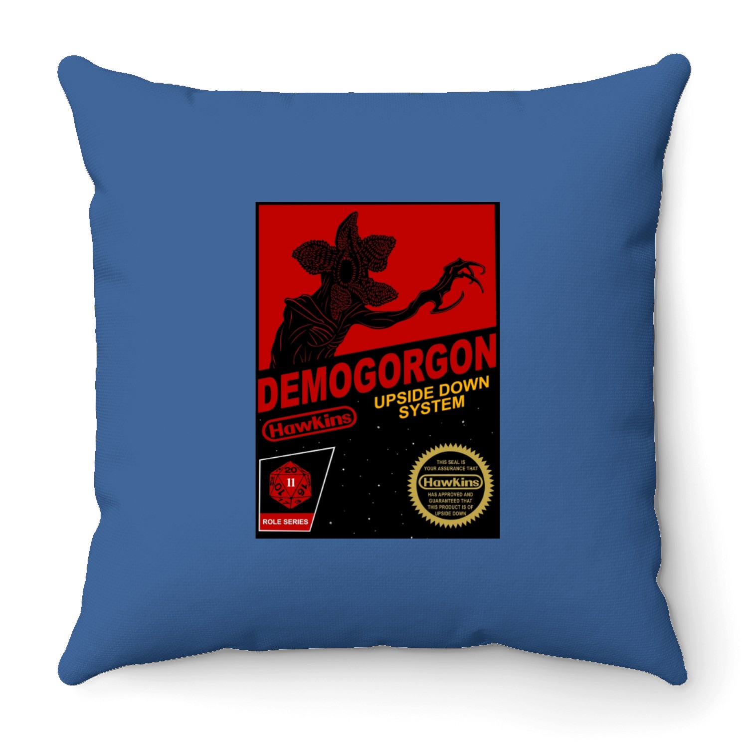 Demogorgon Game Throw Pillows