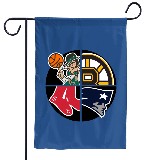 Boston Sports Teams Garden Flags