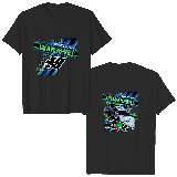 Jonathan Davenport Late Model Dirt Track Blue Racing Graphic T-Shirt