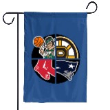 Boston Sports Teams Garden Flags