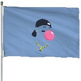 Ken Griffey Jr Bubble Gum Bubble Unisex House Flags