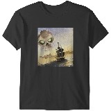 Sea Of Thieves Skull Painting T-Shirts