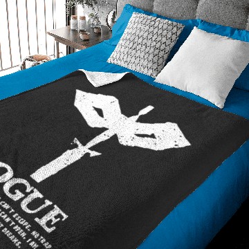 Rogue Gamer D20 Dice Dungeon Dragons Gaming Gift Baby Blankets