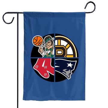 Boston Sports Teams Garden Flags