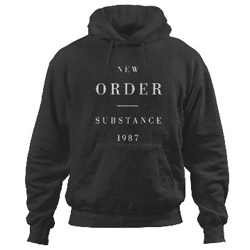 New Order - Substance - Black Hoodies