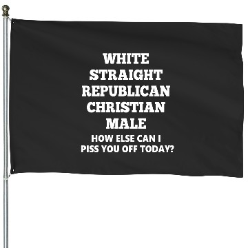white straight republican christian male House Flags