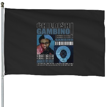 Childish Gambino Awaken, My Love House Flags Hip Hop 90s Vintage