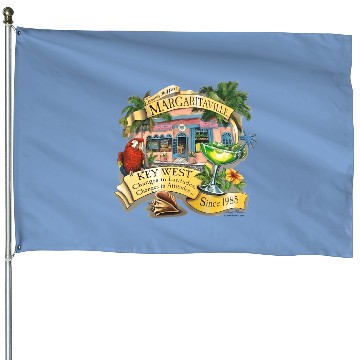 Jimmy Buffett Margaritaville House Flags, Yellow Haze Jimmy Buffett House Flag, Margaritaville House Flag