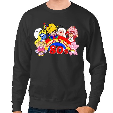 Made in 80s Cartoon Sweatshirts, Friends 80's Cartoons Sweatshirts, Vintage Sweatshirts, Rainbow Brite
