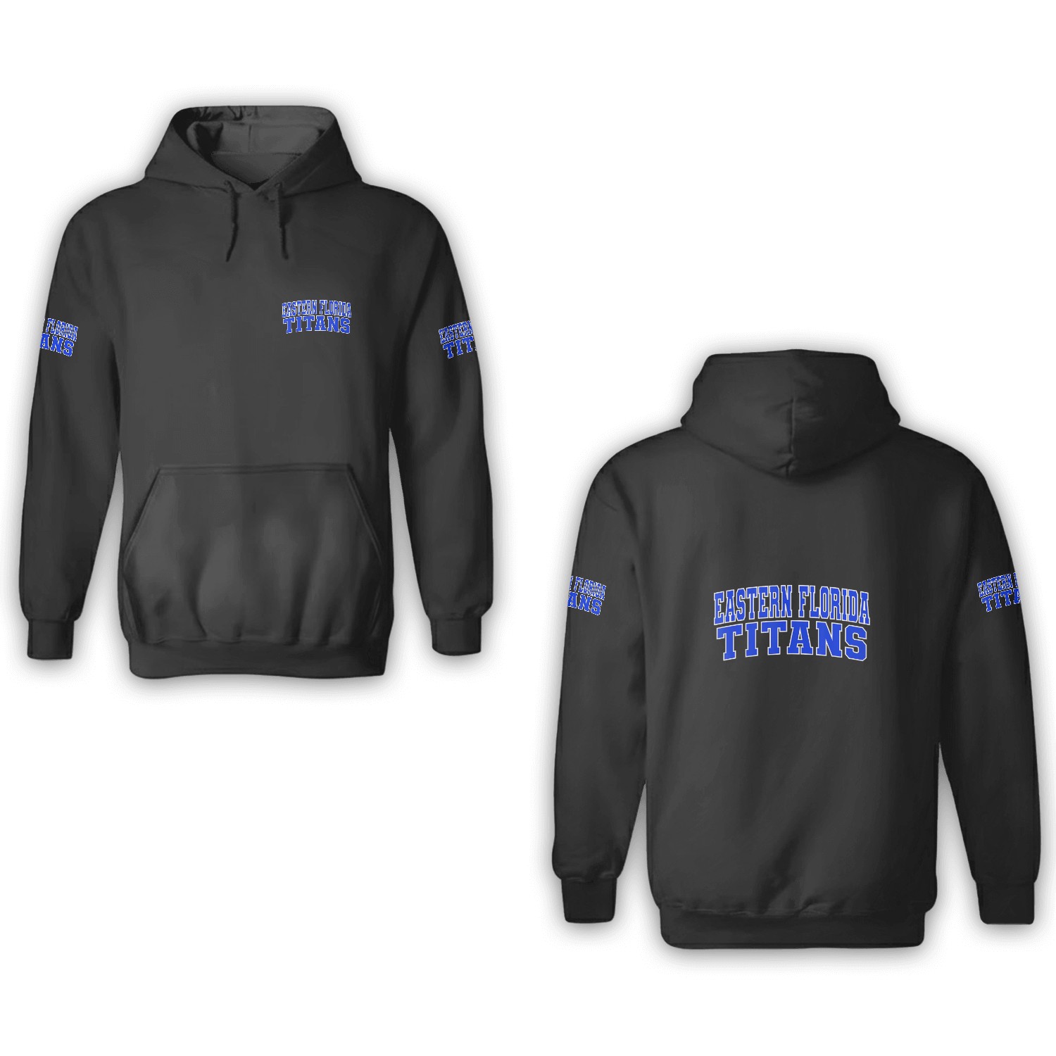 Eastern Florida State College Titans Wht01 3d Hoodies