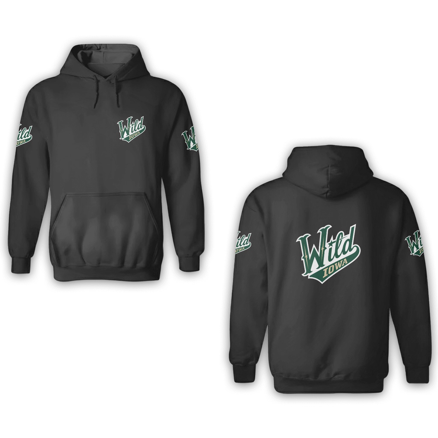 Iowa Wild 3d Hoodies