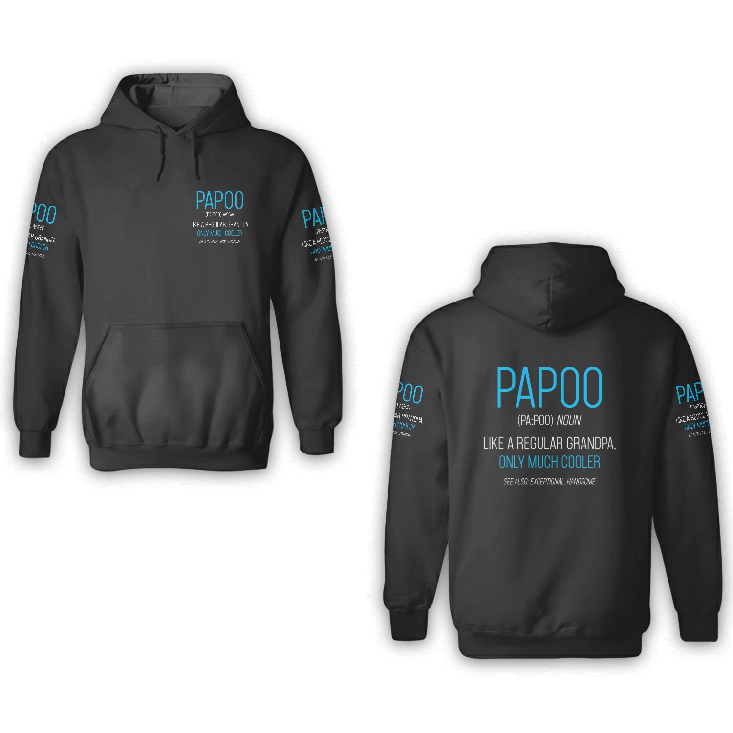 Papoo Like A Regular Grandpa Definition Cooler 3d Hoodies