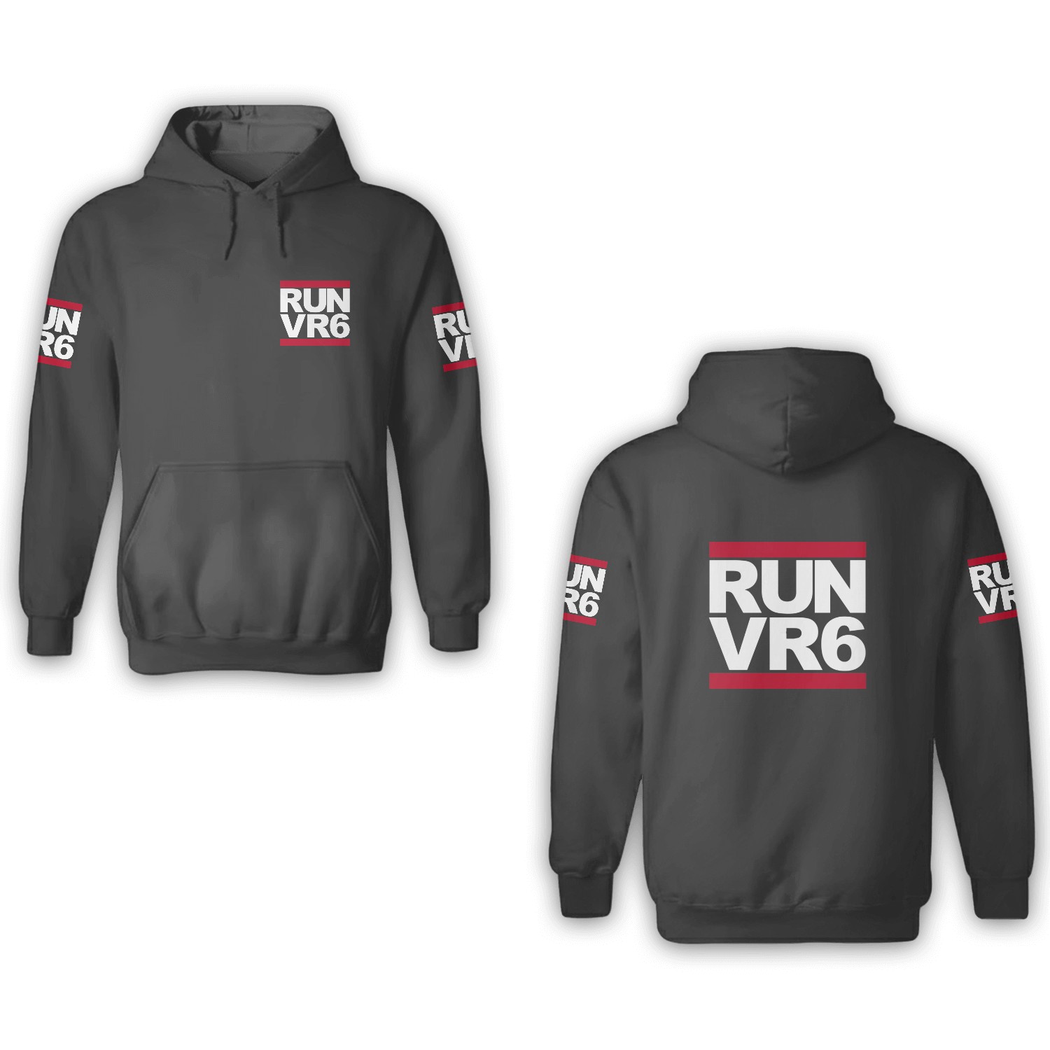 Run Vr6 3d Hoodies