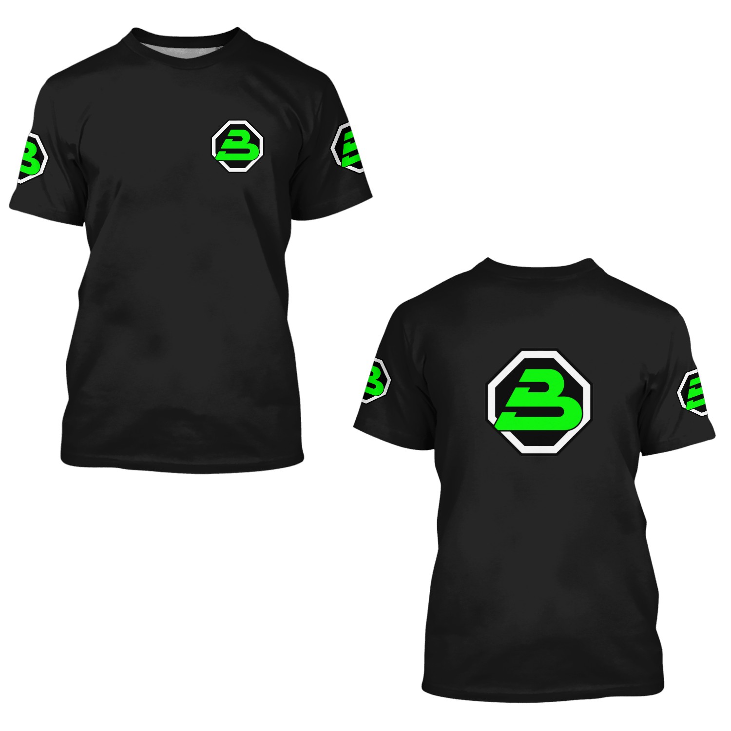 Blacktron Logo 3d T Shirts