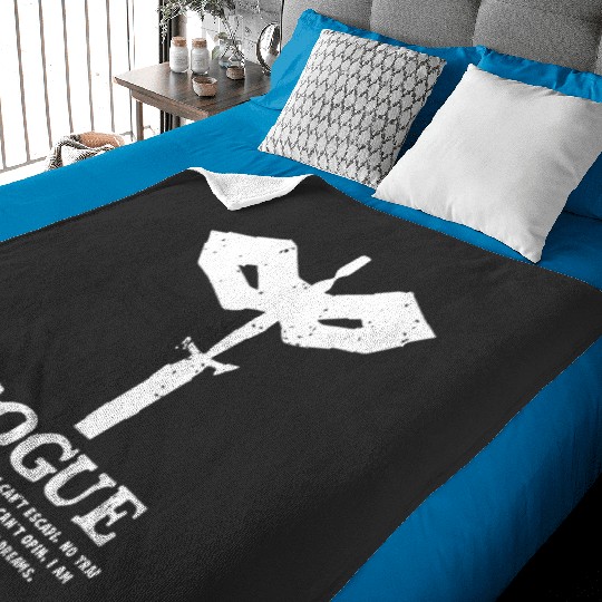 Rogue Gamer D20 Dice Dungeon Dragons Gaming Gift Baby Blankets