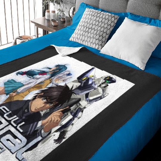 Full Metal Panic logo T-Shirt Shirt Gift Gifts Full Metal Panic logo T-Shirt Shi Baby Blankets