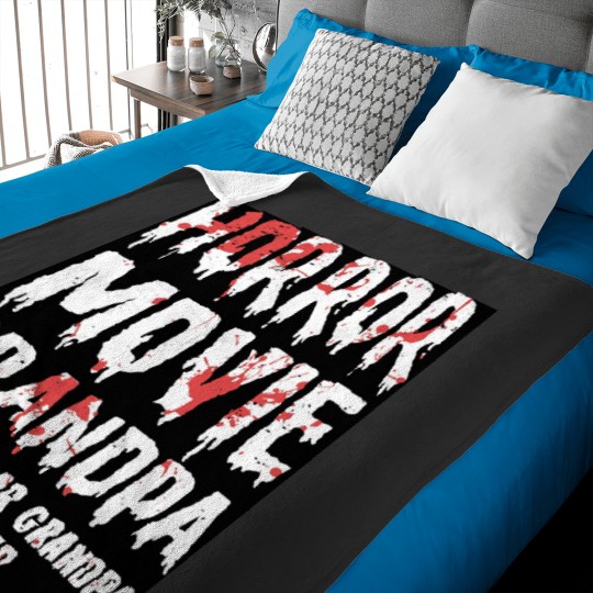 Horror Movie for your Horror Movie Grandpa Baby Blankets