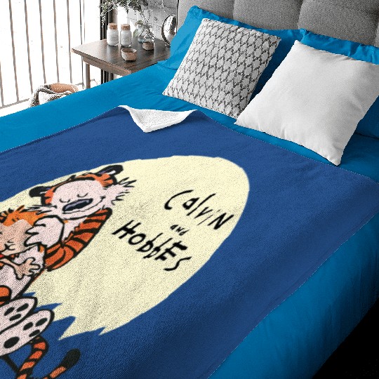 CalVin And Hobbes Baby Blankets