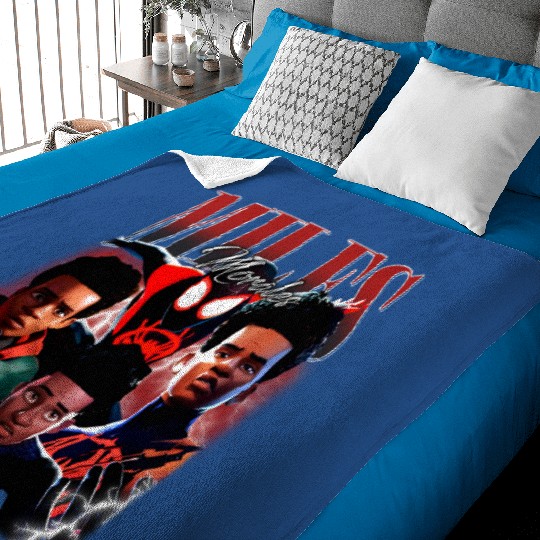 Limited Miles Morales Vintage Baby Blankets