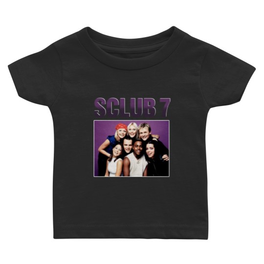 Retro Vintage S Club 7 Baby T Shirts 2023 UK Tour Baby T Shirts Adults & Kids 90's Pop Music Fan
