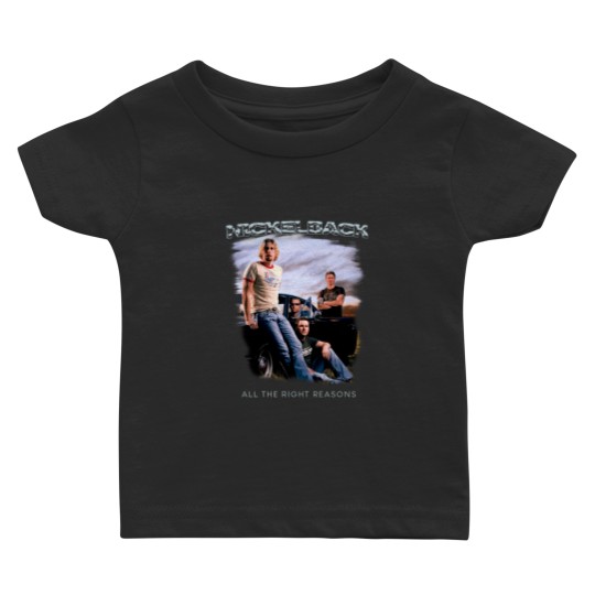Vintage Nickelback Baby T Shirts, Nickelback 90s Rock Band Baby T Shirts