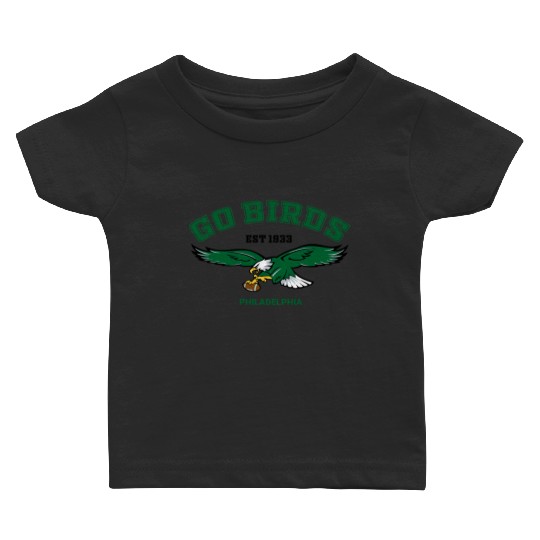 Go Birds Unisex Baby T Shirts, Eagle Champion Baby T Shirts