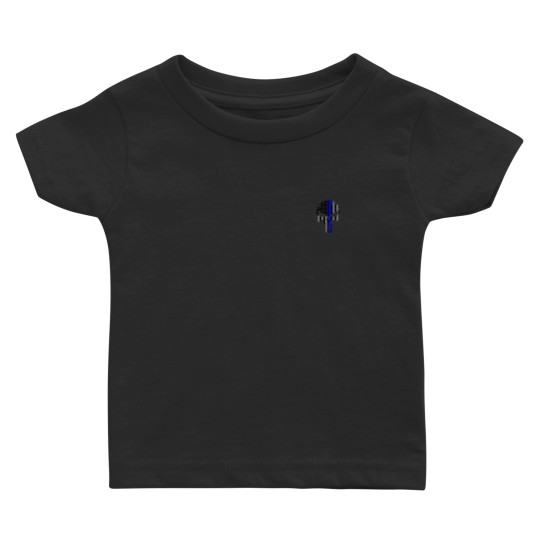 Mini Punisher Thin Blue Line Men's Performance Baby T Shirts