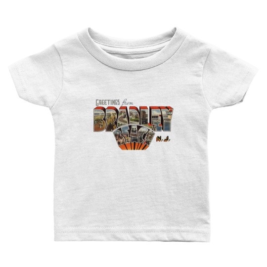 Greetings from Bradley Beach New Jersey - Bradley Beach New Jersey - Baby T Shirts