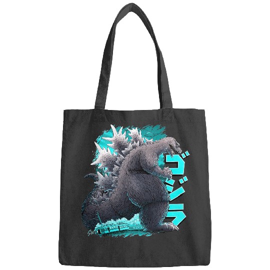 god zilla 1962 - King Of The Monsters - Bags