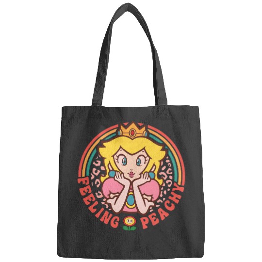 Retro Princess Peach Mario Bags, Feeling Peachy Bags