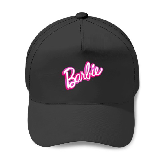 Modern Barbie Gradient (Black) by Nickphillips Baseball Caps