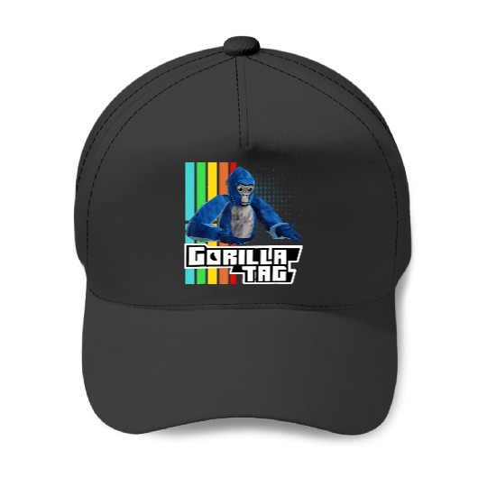 cool gorilla tag , retro gorilla tag monke vr gamer Baseball Caps