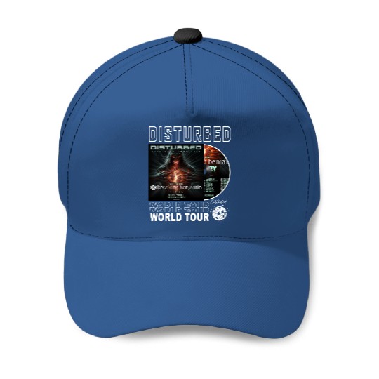Disturbed Music Baseball Caps, Vintage Disturbed Take Back Your Life Tour 2023 Baseball Caps