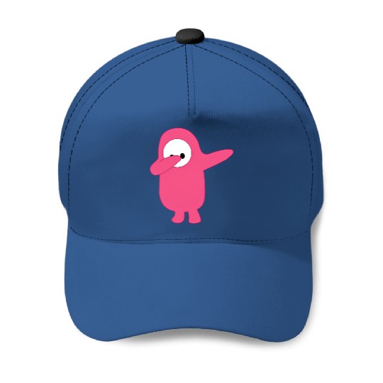 Funny Character Dancing Dub Fall Guys Game Baseball Caps